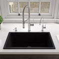 thumbnail image 3 of ALFI brand AB3018UD-BM Évier de Cuisine Noir Mat, 3 of 9