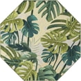 thumbnail image 2 of Unique Loom Outdoor Botanical Collection Area Rug - Longwood (7' 1" Octagon Green/Olive), 2 of 9