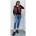 thumbnail image 2 of CoCopeaunts Women's Crop Puffer Vest Winter Stand Collar Warm Gilet Vest Lightweight Sleeveless Vest Zipper Vest Coat, 2 of 6