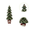 thumbnail image 3 of TISHITA Christmas Tree Figurine Christmas Decoration Table Centerpiece for Fireplace L, 3 of 6