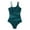 Mint Green, variant on Elainilye Fashion Womens Swimsuits One Piece Sexy with Chest Pad Wirefree Patchwork Strap Shoulder Splicing Yarn Mesh Bikini,Green