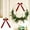 Red#4, variant on 12pc Velvet Christmas Tree Bow Decorations - Elegant Red Velvet Bows for Christmas Trees, Wreaths & Gift Wrapping (Set of 12)