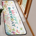 thumbnail image 6 of CURLYOOT Birthdays Animal Celebration Theme Runner Rug 2'x6' Washable Kitchen Runner Rug Indoor Non Slip Laundry Rugs Floor Carpet for Hallway Kitchen Entryway Bedroom Living Room, 6 of 9