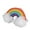 Rainbow*1PC, variant on Rainbow Bath Sponge, Soft Shower Puff Loofah Mesh Exfoliating Body Scrubber Baby Bath Accessory