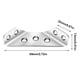 thumbnail image 2 of Conector de esquina universal para muebles Soporte triangular para muebles Sujetadores de refuerzo triangulares multifuncionales para muebles, 2 of 9