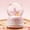 Pink, variant on Unique Bargains Cute Cartoon Light Up Crystal Ball Mini Resin Figurine Snow Globe Pink