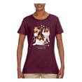thumbnail image 2 of If It's Not a Collie It's Just a Dog Gift | Womens Dog Lover Graphic T-Shirt, Maroon, X-Large, 2 of 4