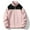 Pink, variant on LYXSSBYX Winter Coats for Women Men's and Women's Fleece Winter Breathable Windproof Cardigan Jacket with Warm Tank