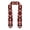 Flattened, variant on Graduation Stole Sharp Corner for Youth Teens, Ceremony Shawl, High-Shine Graduation Gown Accessory, Persian Carpet Indian Arabesque Abstract