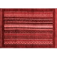 thumbnail image 1 of Ahgly Company Indoor Rectangle Abstract Red Modern Area Rugs, 5' x 8', 1 of 4