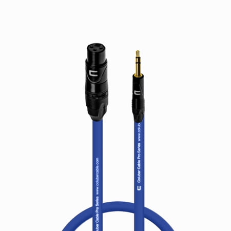 Coluber Cable Balanced XLR Female to 3.5 TRS Male - Audio Microphone Cable