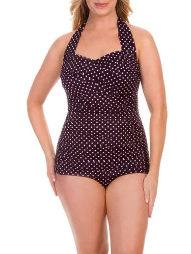JINXUEER Plus Size Racerback Swimsuit Athletic Tankini Set Swimwear Two Piece with Boyshorts Bathing Suit for Women 