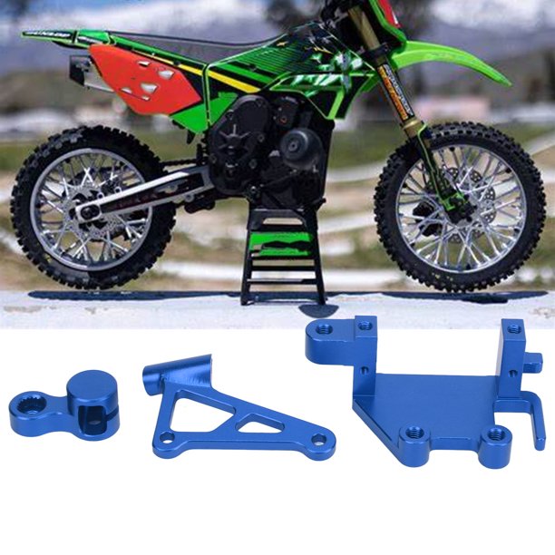 Juego de Brazo de Soporte Servo RC Juego de Brazo de Soporte de Engranaje de Dirección de aleación de Aluminio para Motocicleta Eléctrica LOSI Promoto MX 1/4 ANGGREK Otros
