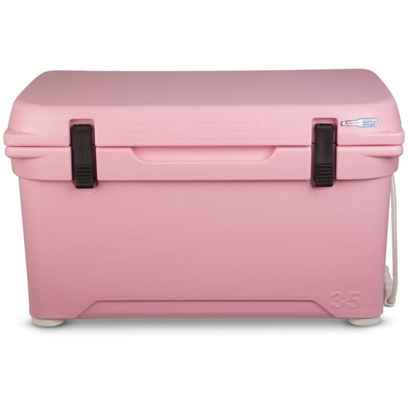 Engel ENG35 35 Qt High Performance Cooler & Ice Chest - 36 Cans, Pink