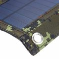 thumbnail image 4 of Inteprter Paneles solares USB 20W de teléfono plegable Senderismo Escalada Banco de energía Luz solar Placa de carga Camuflaje Electrónica Negro, 4 of 6