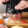 thumbnail image 5 of Manual Food HandHeld Vegetable Blender Mincer Mixer Processor Meat, 5 of 5
