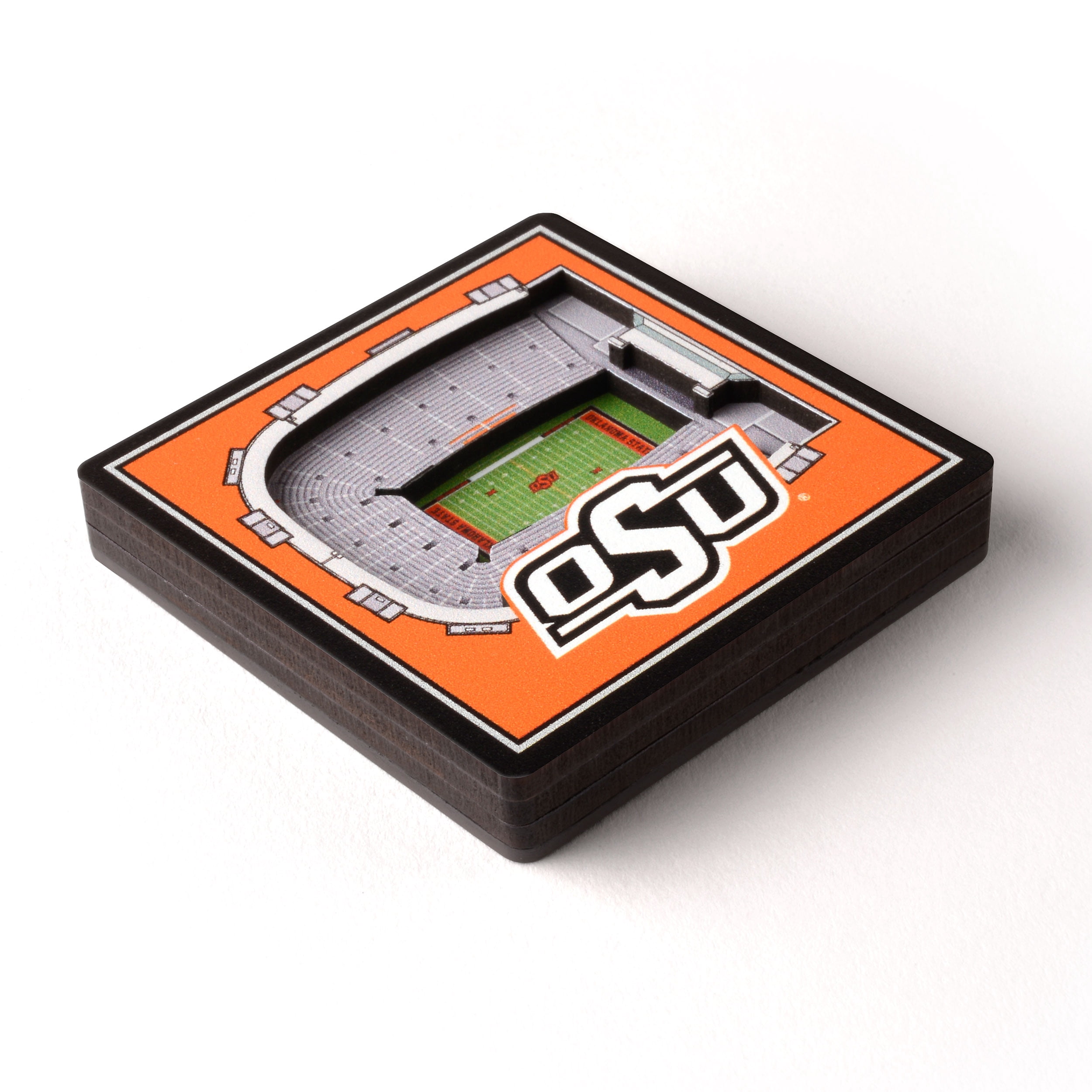 YouTheFan NCAA Oklahoma State Cowboys 3D StadiumView Magnet