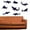 Black, variant on Shark Wall Decal Beach Decor - Shark Decor Vinyl Wall Decals Set of Eight Sharks Graphic