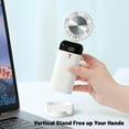 thumbnail image 6 of Portable Handheld Fan, USB Fan with 3 Adjustable Wind Speeds, Dual-Purpose Base, Mini Fans Can Be Used As a Cell Phone Holder for Home Office Travel and Outdoor Use, 6 of 7