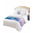 thumbnail image 2 of Xipuska Marble Blue Purple Bed Runners for Cal King Size Bed, Decorative Bed Throws for Foot of Bed, Abstract Art Ink Painting Bed Runner Sofa Throw Bedding Scarf Protector Slipcover/Hotel, 2 of 6