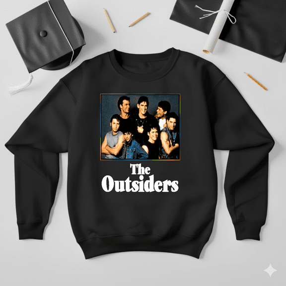 The Outsiders Classic Movie Inspired Retro Graphic Sweatshirt V50249, up to size 5XL