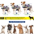 thumbnail image 3 of Spiked Small Dog Vest,Reflective Dog Harness Vest with Removable Spikes, Anti-Bite & Predator Protective Dog Jacket with D-Ring & Breathable Linings Grey M, 3 of 5
