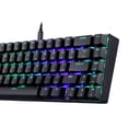 thumbnail image 4 of funtasica Clavier Mécanique de Jeu, Clavier Mécanique Rétroéclairé à LED, Interrupteur Noir Rouge, 4 of 8