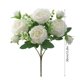 thumbnail image 3 of Ramo de rosas artificiales para mujer, decoración del hogar, ramo de boda, rosa pegada a la pared., 3 of 5