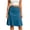 Blue, variant on Amkhujs Knee Length Skirts for Women Basic Solid Color Flat Front A Line Skirt Trendy Soft Casual Skirt for Yoga Wear,Purple,M
