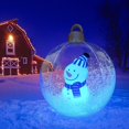 thumbnail image 4 of Outdoor Christmas Inflatable Decorated Balloons Giant 23.6Inch Christmas Blow Up Ornaments With Lights, 4 of 6