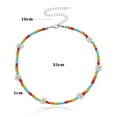thumbnail image 6 of Jiaroswwei Women Necklace Colorful Beaded Flower Jewelry Electroplating Beads Clavicle Chain Birthday Gift, 6 of 8