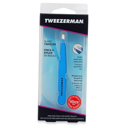 - Tweezerman Slant Tweezer Blue Jewel