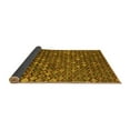 thumbnail image 2 of Ahgly Company Indoor Square Abstract Yellow Modern Area Rugs, 6' Square, 2 of 4