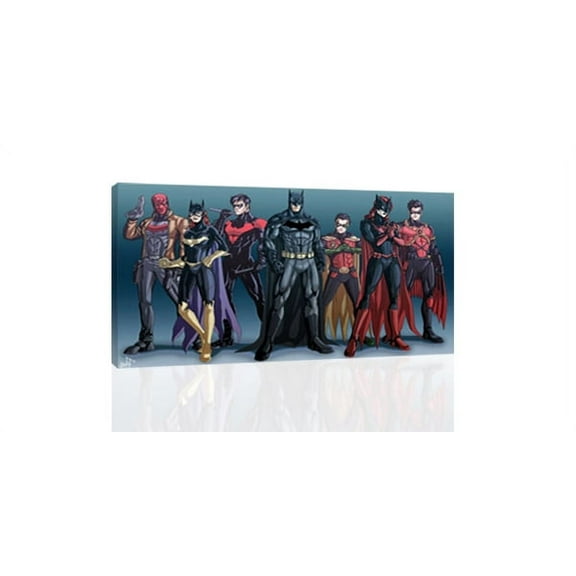 Batman And Company - CANVAS OR PRINT WALL ART