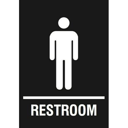 Bathroom Sign At Walmart men restroom black sign - public bathroom signs - walmart Bathroom Sign At Walmart men restroom black sign - public bathroom signs - walmart