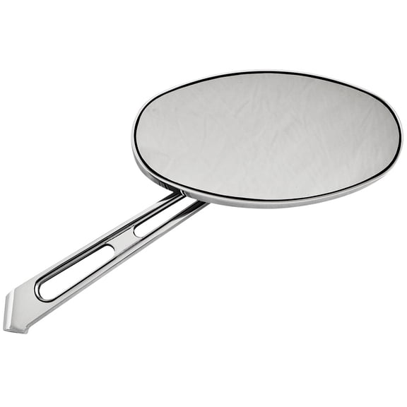 HardDrive Chrome Oval Smooth Left Mirror (60-0036SSL)
