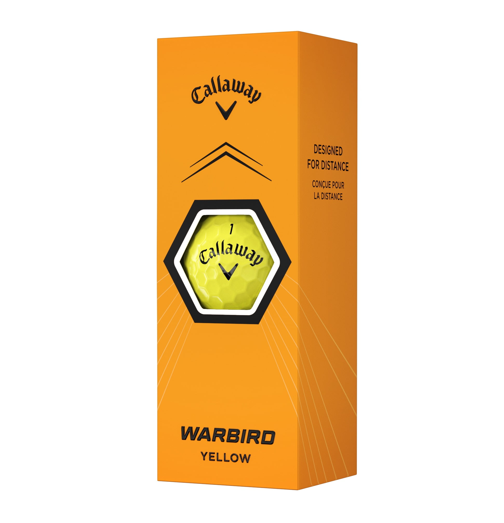 Callaway Golf 2023 Warbird Golf Ball-Yellow 12pk