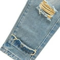 thumbnail image 5 of SILVERCELL 5-13T Kids Boys' Vintage Ripped Straight-Leg Jeans Destroyed Distressed Washed Denim Jeans Casual Streetwear Long Pants, Sizes 5-13 Years, 5 of 7