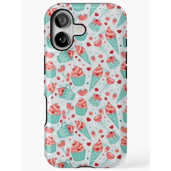 Valentines Sweets Pastel Phone Case for iPhone 11 12 13 14 15 16 17 Pro Max