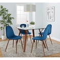 thumbnail image 5 of Folia Square Pebble Dining Set - 5 Piece, Small Dining Table Set for 4, Kitchen Table Chairs Set of 4, Kitchen & Dining Room Sets, Kitchen Table Sets, Dining Room Table Set for 4, 5 of 5