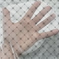 thumbnail image 3 of Geometric Tulle Curtains with Rod Pocket, Repeating Dotted Rhombuses and Flowers Modern Art Texture Pattern Print, Sheer Drape for Wedding Party 2 Panels, 7 Sizes, Grey and White, by Ambesonne, 3 of 3