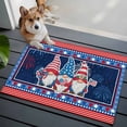 thumbnail image 3 of Independence Day Entryway Rug 2'x3'&nbsp; Non Slip Front Door Mats, Patriotic Gnomes USA Flag Firework Entrance Rugs Indoor Outdoor Carpet, Washable Floor Mats Small Area Rug for Bedroom Kitchen, 3 of 8
