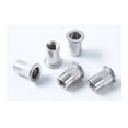 thumbnail image 2 of 50 PCS M6 304 Stainless Steel Rivet Nuts Assortment Blind Nuts Rust Proof Nut Silver, 2 of 3