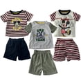 thumbnail image 1 of Kit 3 Conjuntos Playera Estampada y Shorts Disney Mickey Mouse Talla 2 aÃ±os Disney Shorts y Bermudas para NiÃ±os, 1 of 5