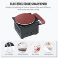 thumbnail image 2 of TFixol Mini Bench Belt and Disc Sander Sanding Roller with Flexible Extension Rod Kit Electric Edge Sharpener 7 Variable Speed with Sanding Disc/ Belt/ Band/ Wheel DIY Benchtop Polishing Grinding Mach, 2 of 7