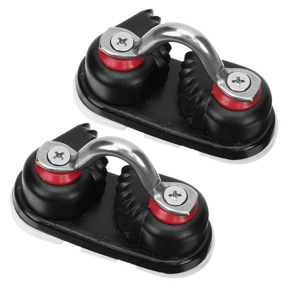 PENIKOKO 2Ud Cleats Marinos Negros De Aleación Para Asegurar En Kayak Y Embarcaciones Varias