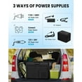 thumbnail image 4 of Car Refrigerator, RV Refrige with 12/24V DC & 110-240V AC, Portable Freezer Electric Compressor Cooler For Car, RV, Camping, Travel, Fishing, Outdoor or Home Use, 4 of 9