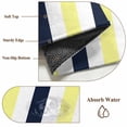 thumbnail image 6 of 6'x9' Area Rugs, Yellow Navy Blue Striped Indoor Outdoor Area Rug for Living Room Bedroom, Farmhouse Stripe Art Washable Bathroom Rugs Kitchen Floor Carpet Mats Home Decor Aesthetic, 6 of 8