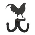 thumbnail image 1 of Gallo - Gancho de pared doble(WH-D-1) Village Wrought Iron WH-D-1, 1 of 1