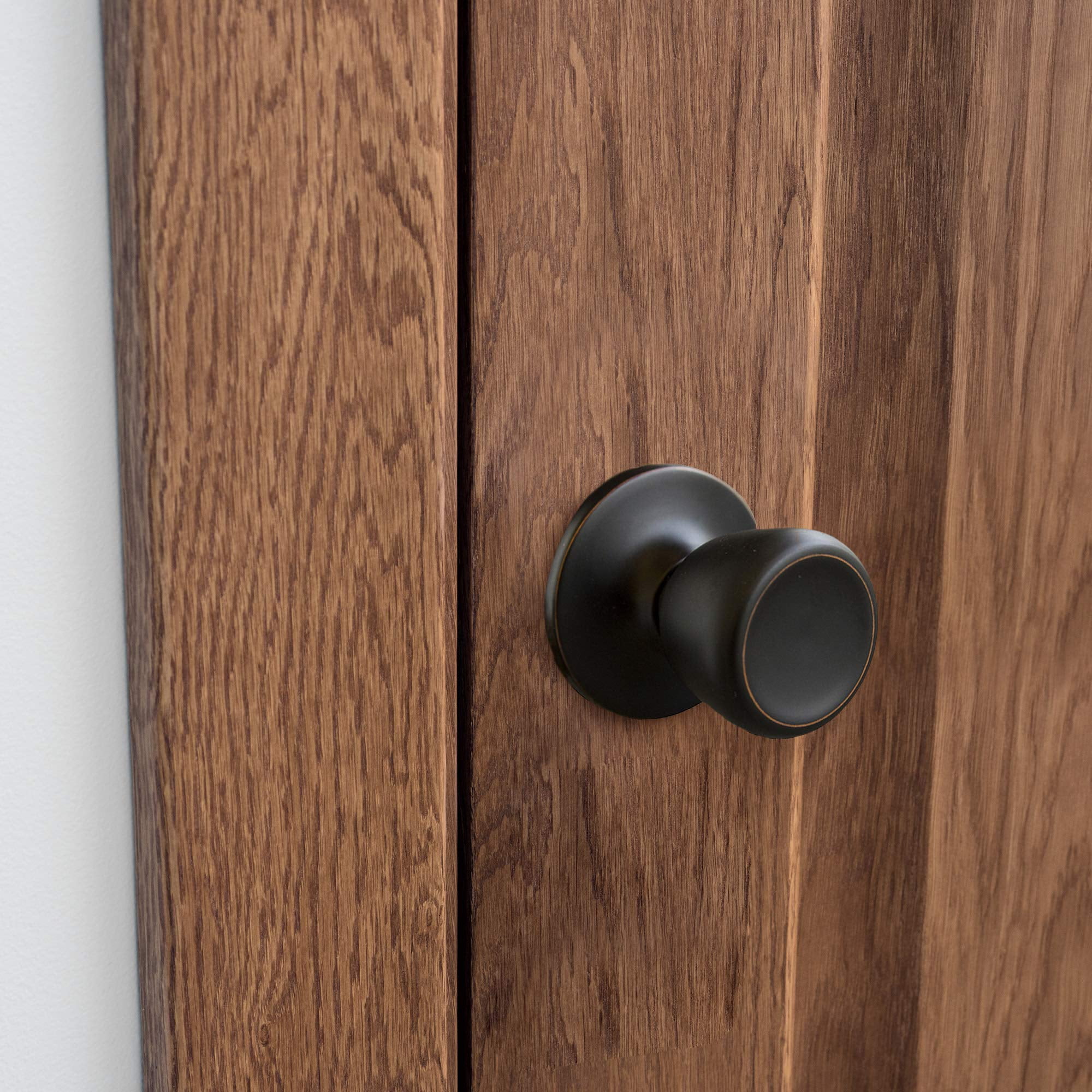 Bowery Hill Terrace Brass Passage Door Knob in Oil Rubbed Bronze (Set 0f 12)